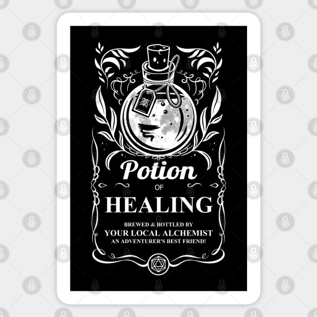 Potion of Healing: White Version Sticker by Milmino